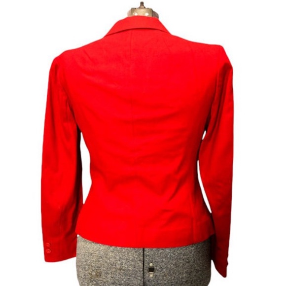 Pendleton Red Virgin Wool Vintage Blazer Jacket Sz S - Picture 3 of 9